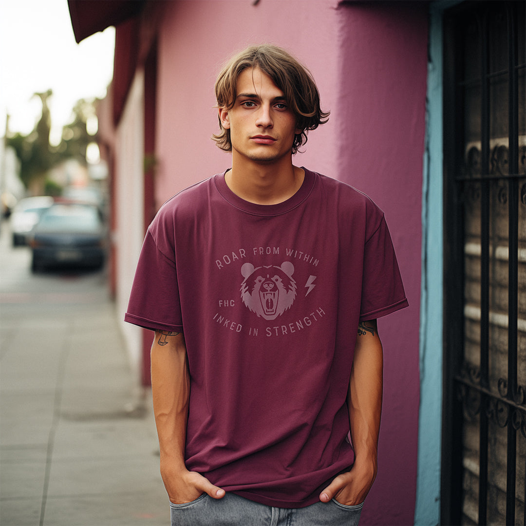 ROAR FROM WITHIN STONEWASH T-SHIRT