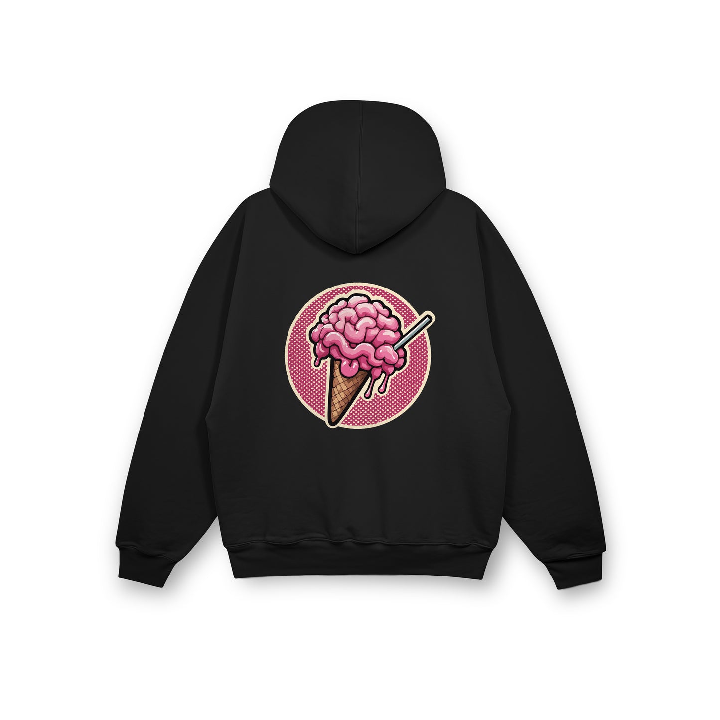 MELTING BRAIN CONE HOODY