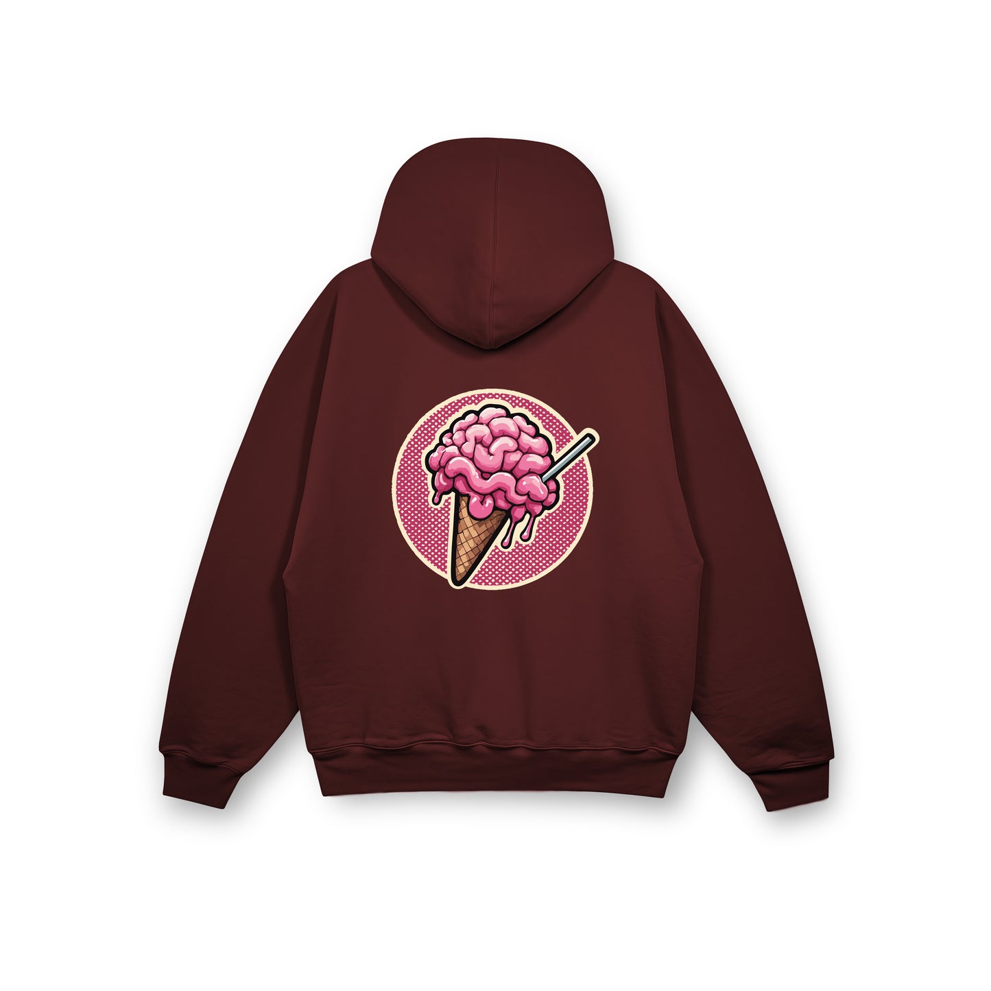 MELTING BRAIN CONE HOODY