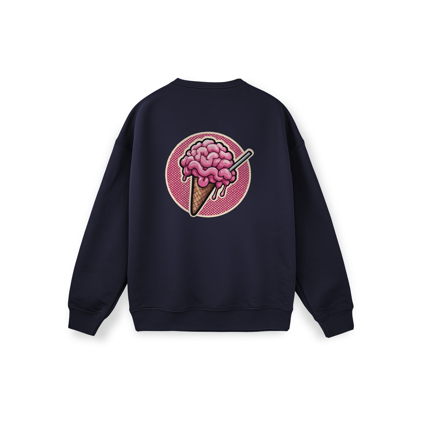 MELTING BRAIN CONE CREW SWEATER