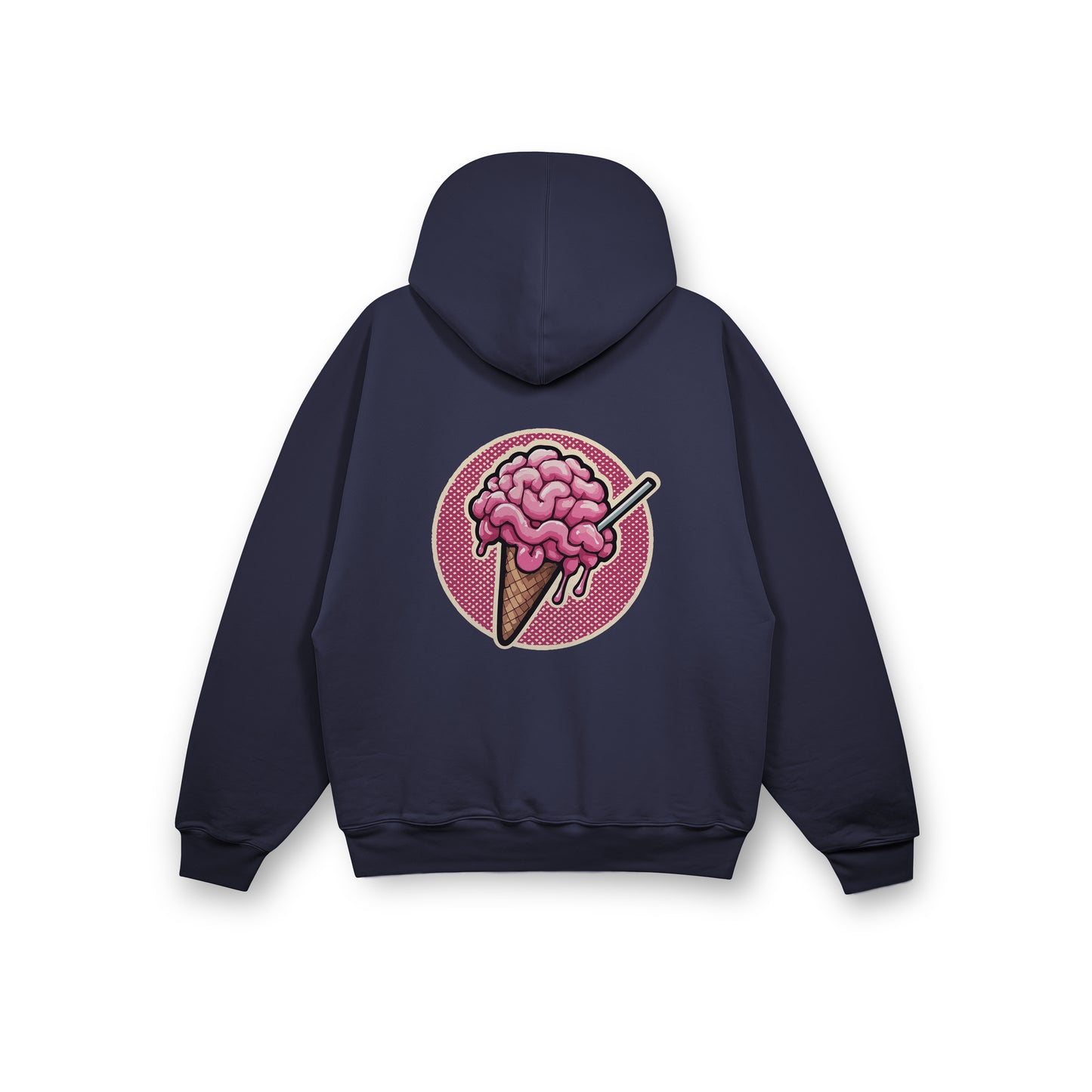 MELTING BRAIN CONE HOODY