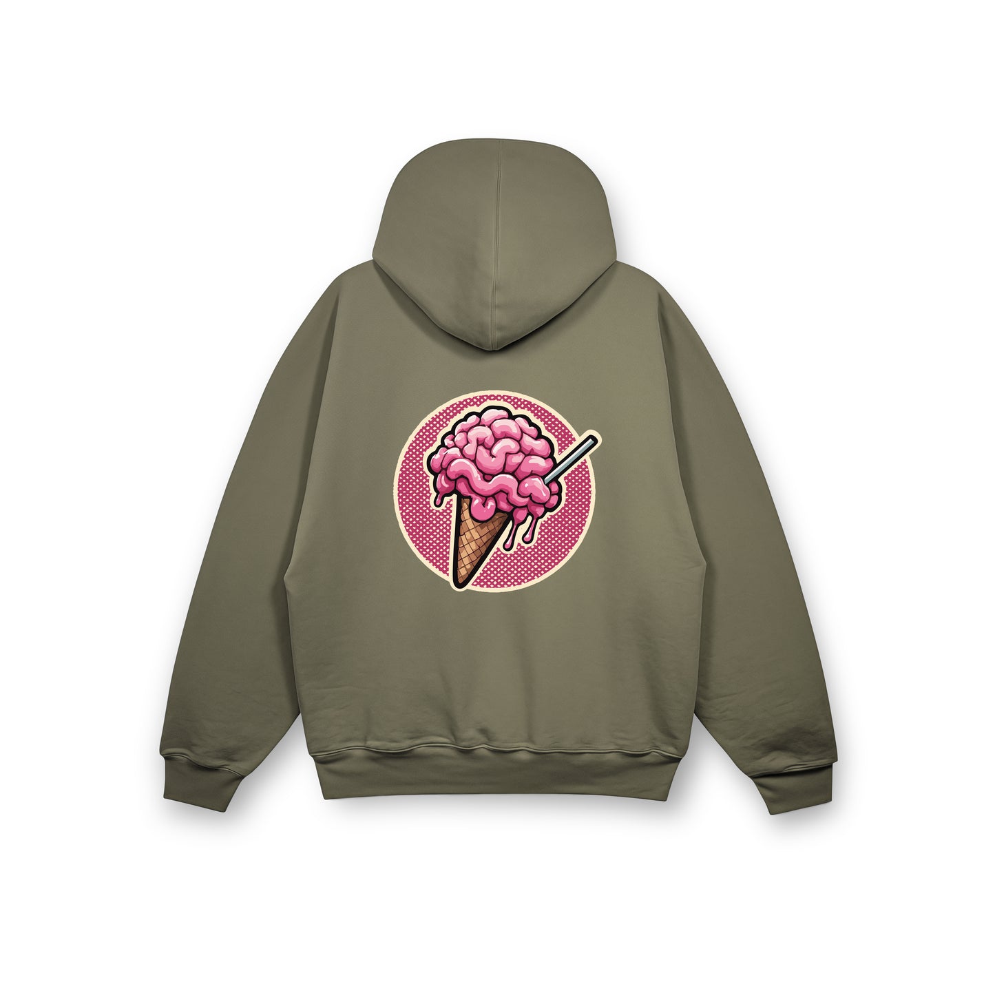 MELTING BRAIN CONE HOODY