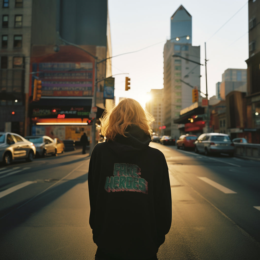 DISTRESSED LOGO HOODY