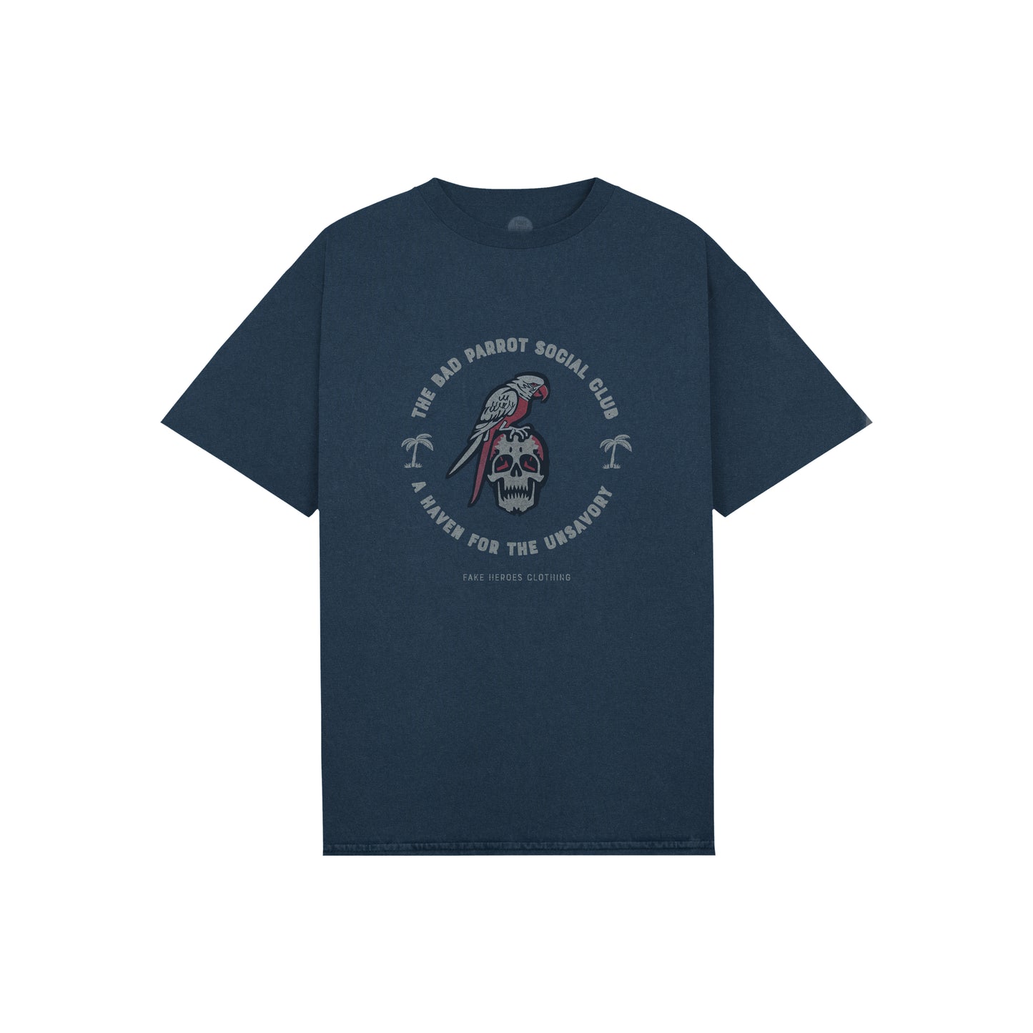 BAD PARROT SOCIAL CLUB STONEWASH T-SHIRT