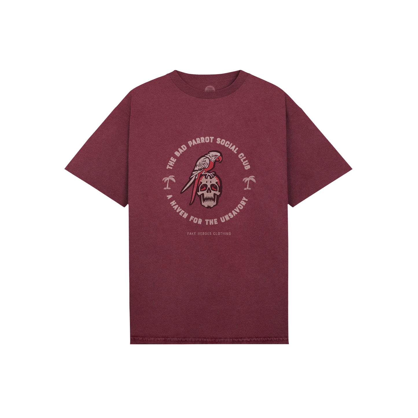 BAD PARROT SOCIAL CLUB STONEWASH T-SHIRT