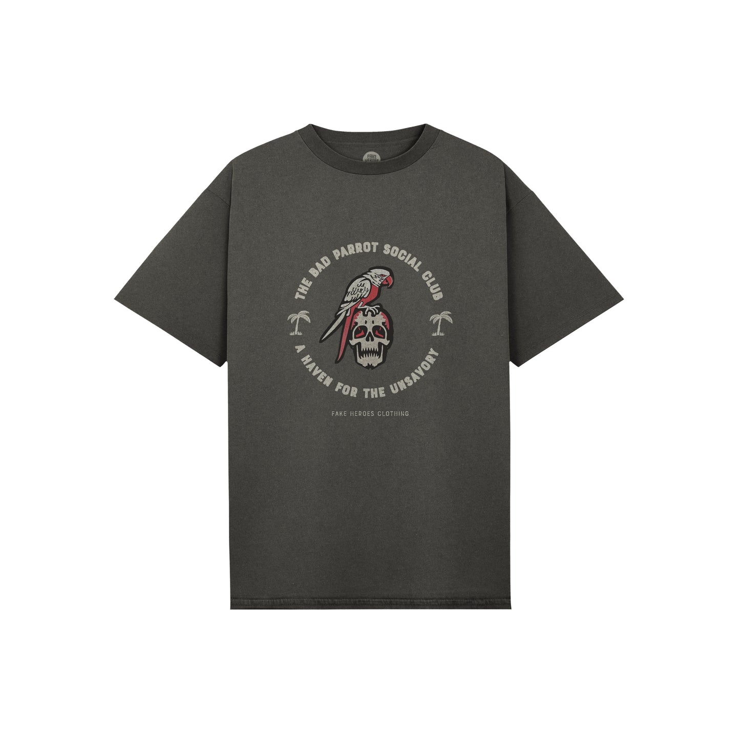 BAD PARROT SOCIAL CLUB STONEWASH T-SHIRT