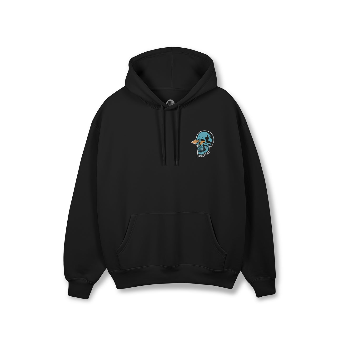 SKULL LIGHTENING BOLT EYES HOODY