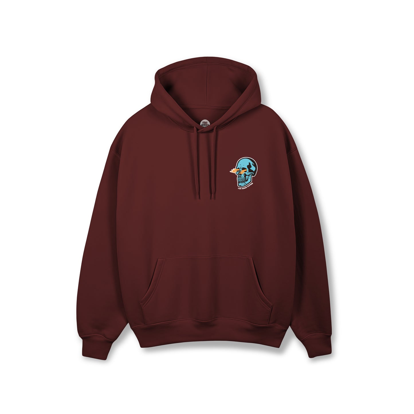 SKULL LIGHTENING BOLT EYES HOODY