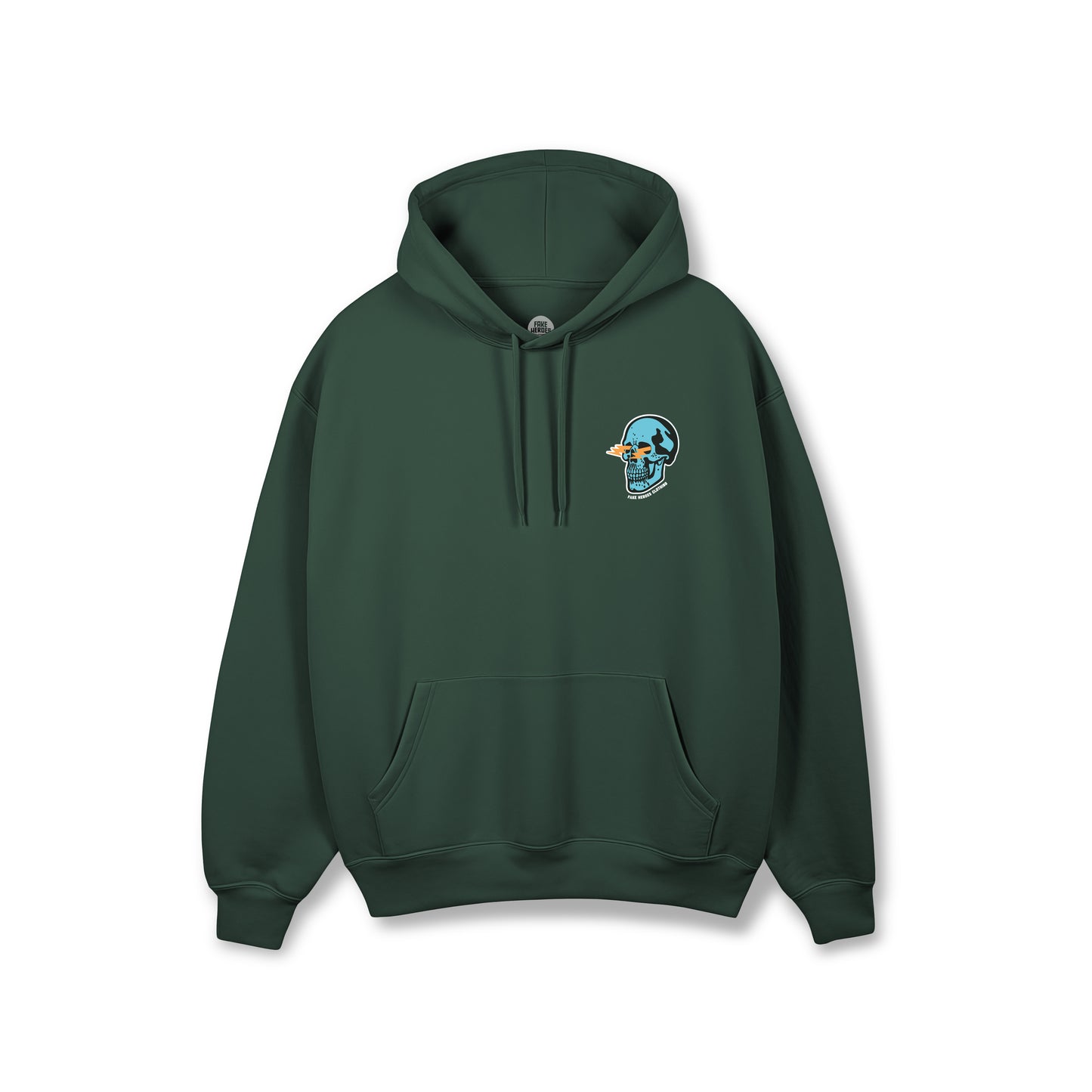 SKULL LIGHTENING BOLT EYES HOODY