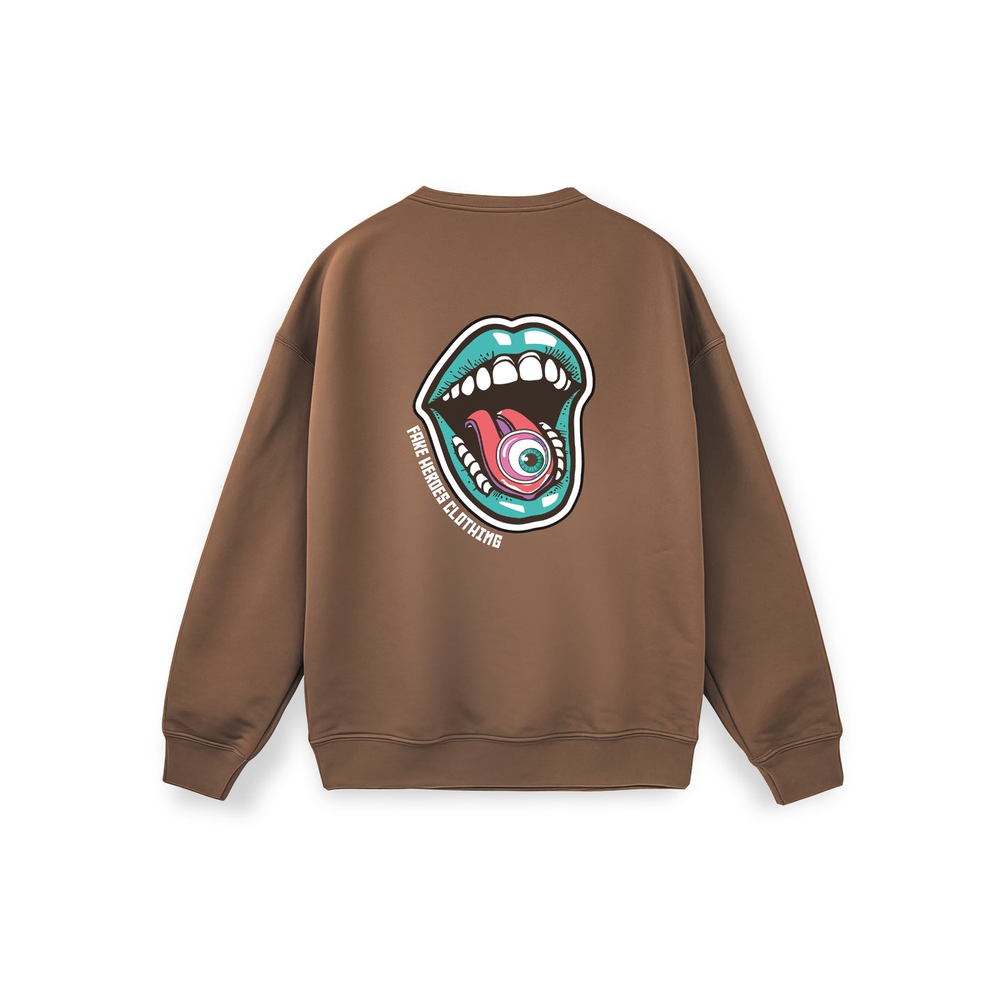 EYE IN MOUTH CREW SWEATER