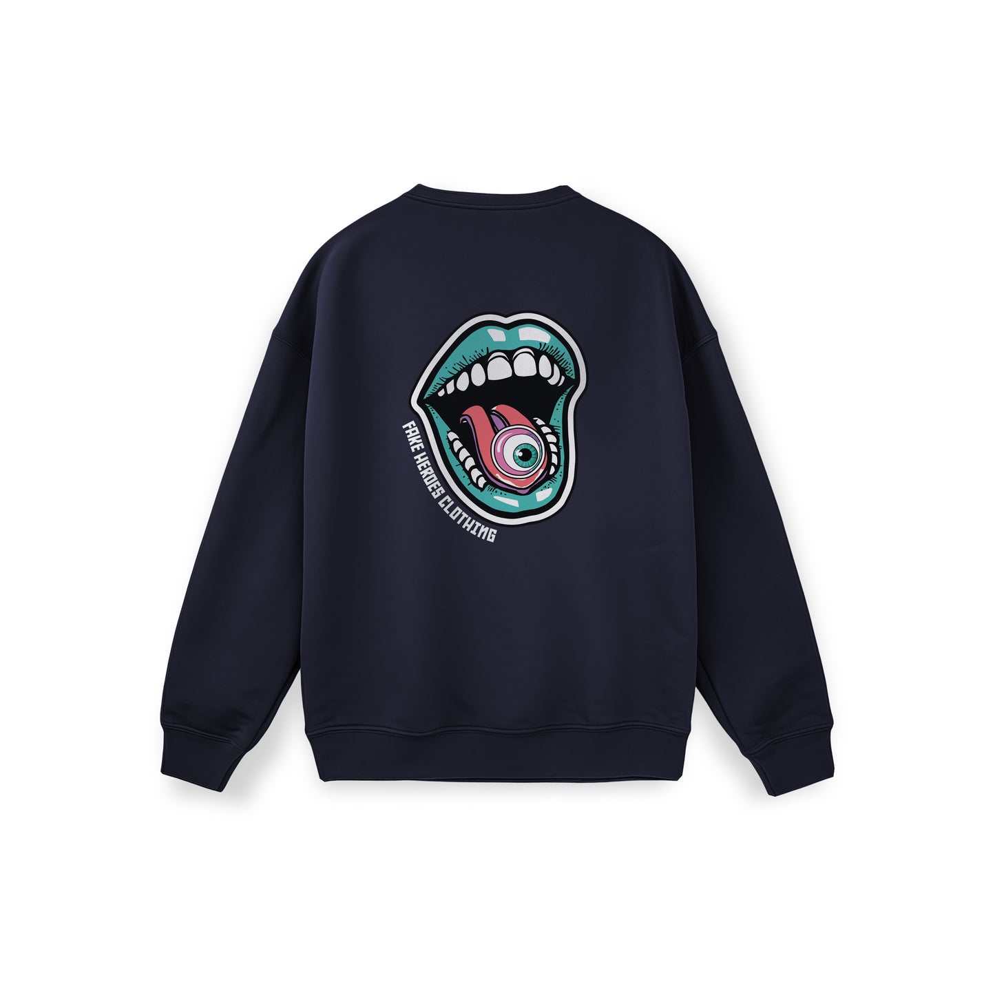 EYE IN MOUTH CREW SWEATER