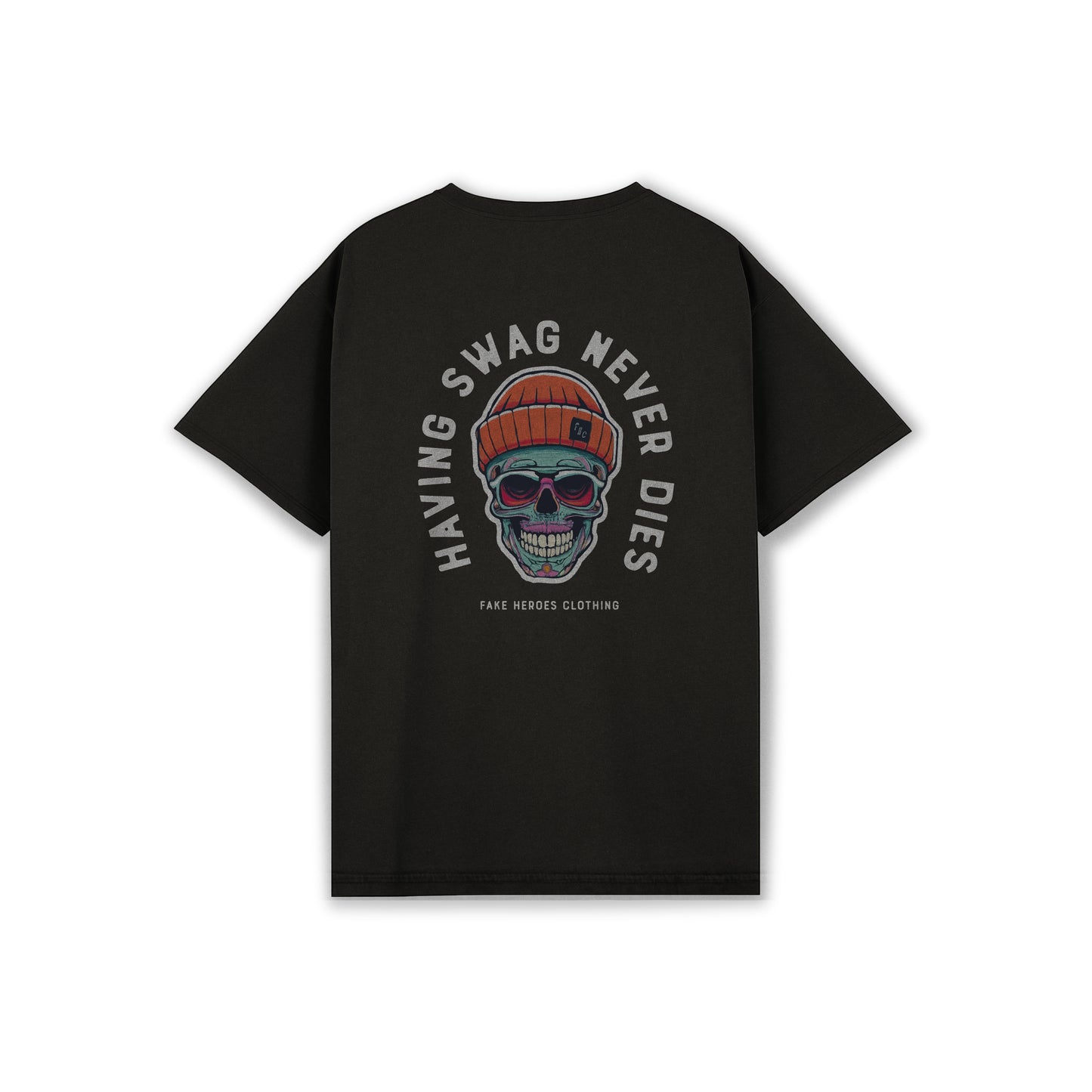 SWAGGER NEVER DIES STONEWASH T-SHIRT