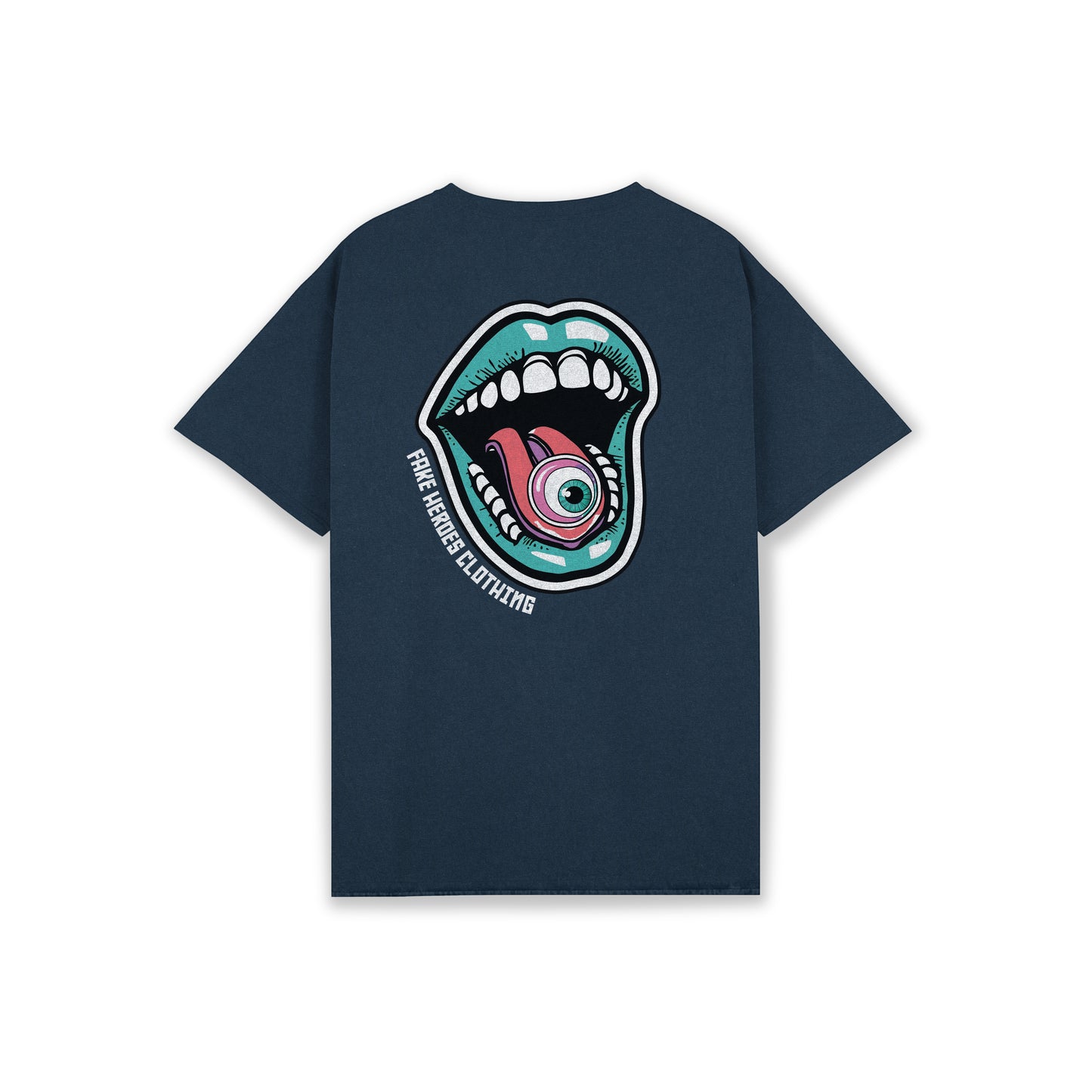 EYE IN MOUTH STONEWASH T-SHIRT