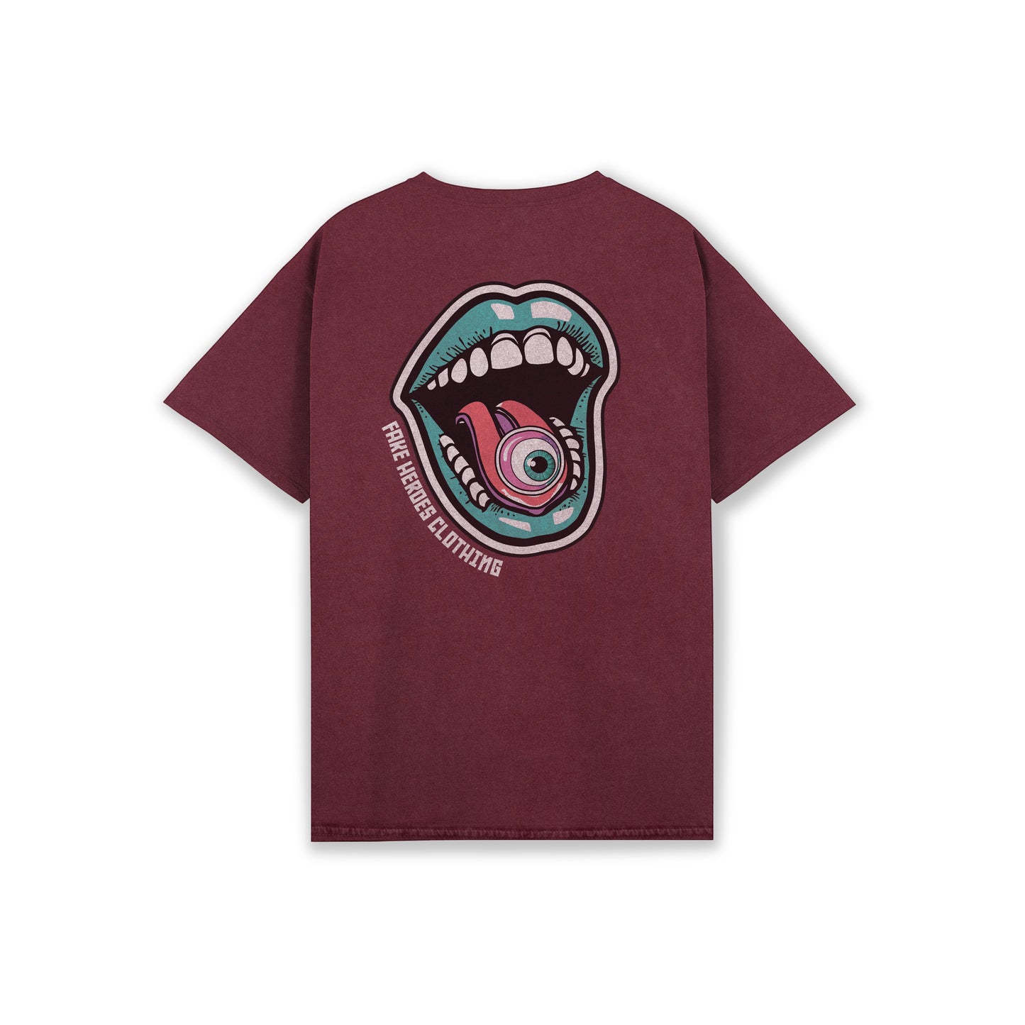 EYE IN MOUTH STONEWASH T-SHIRT