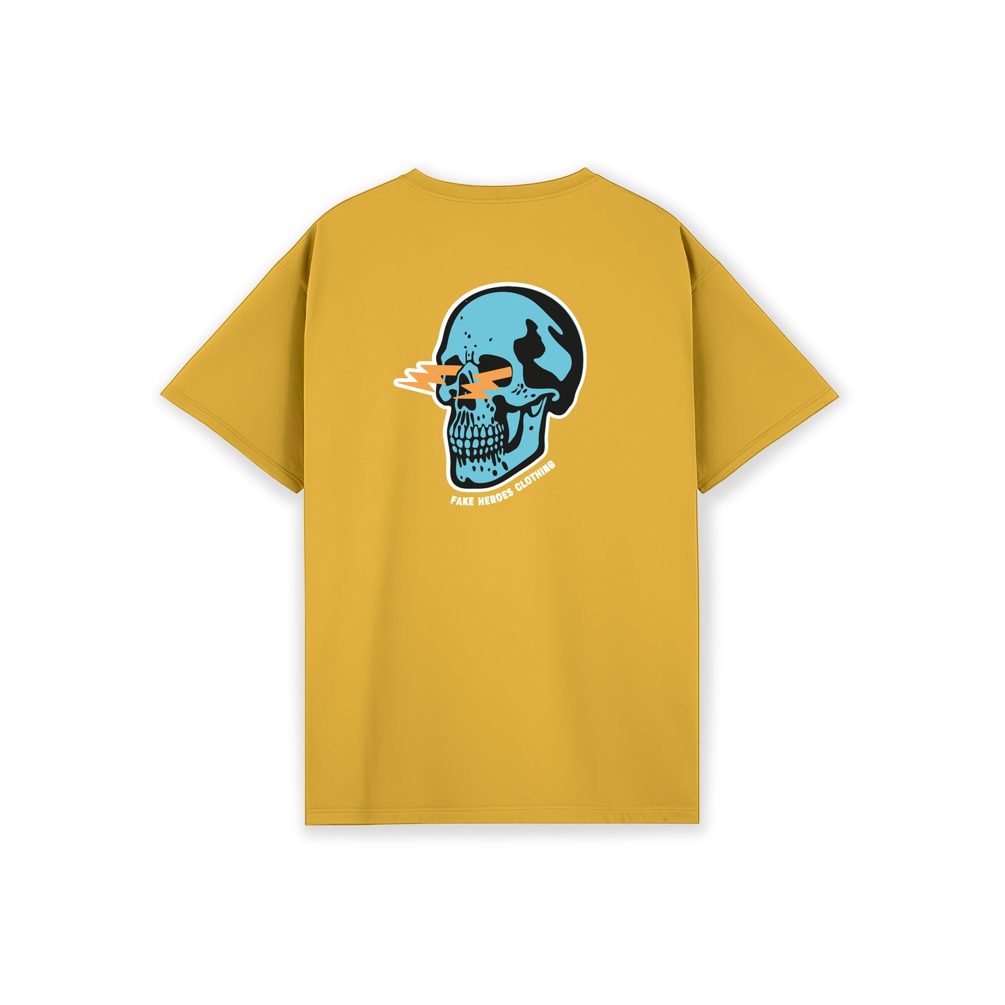 SKULL LIGHTENING BOLT EYES HEAVYWEIGHT T-SHIRT