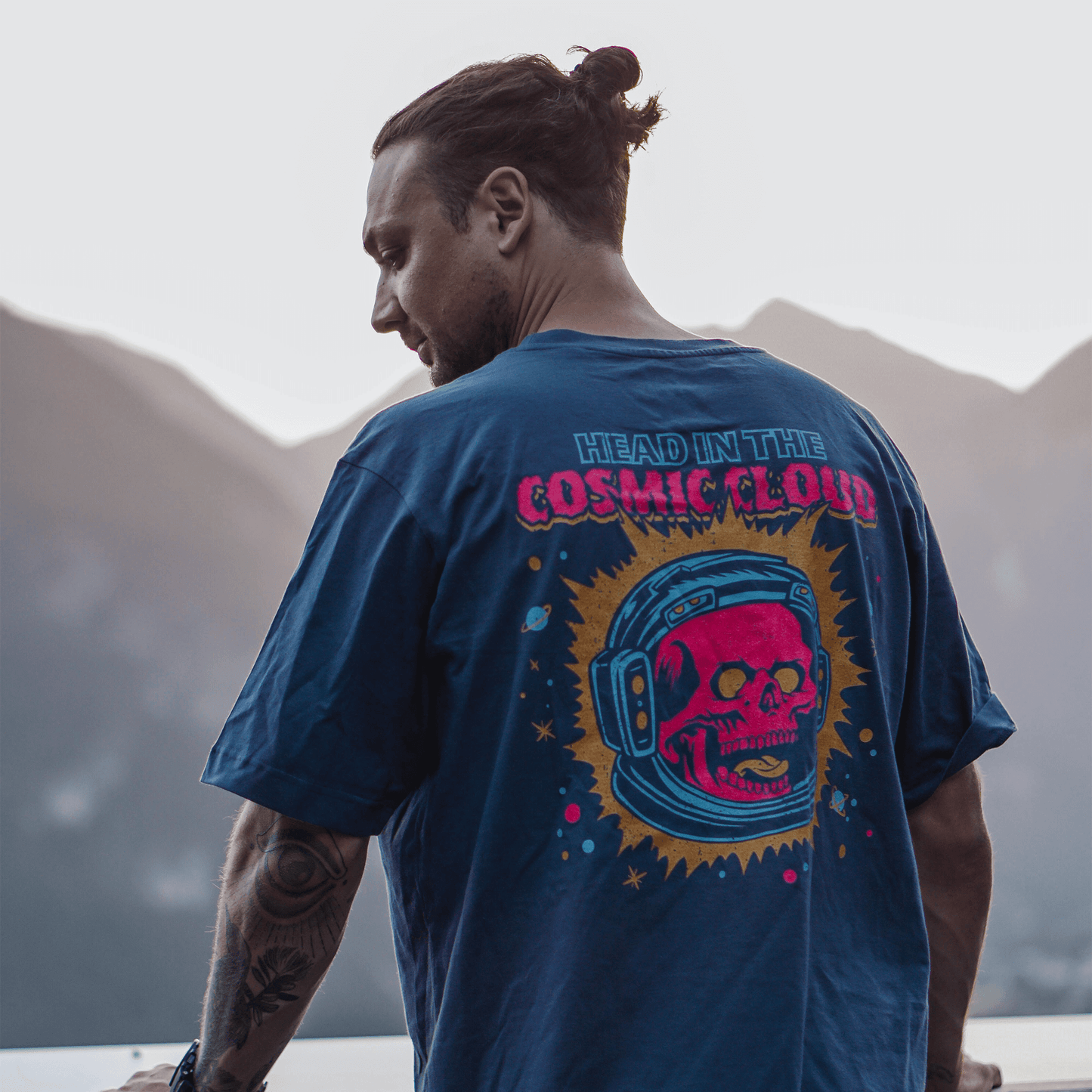 Cosmic Cloud Denim T-Shirt
