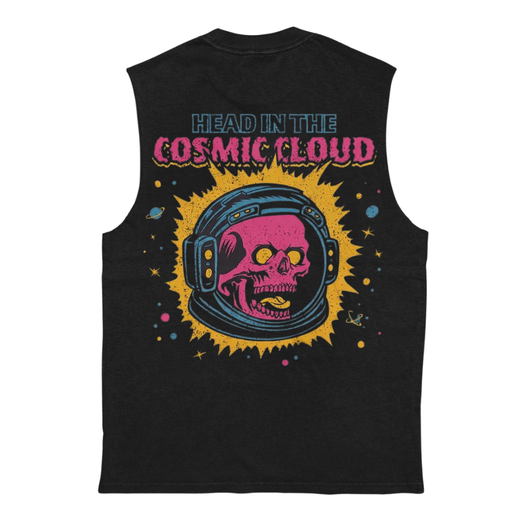 Cosmic Cloud Black Tank