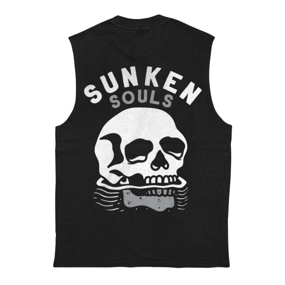 Sunken Skull Black Tank