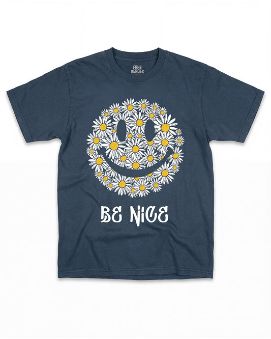 Be Nice! Denim T-Shirt