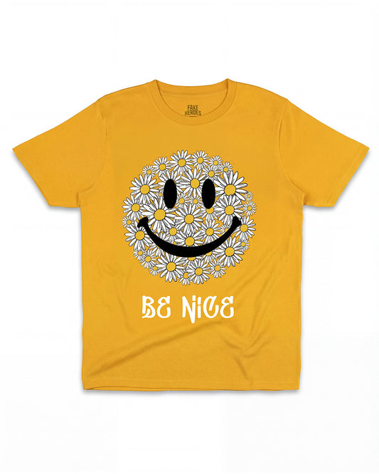 Be Nice! Yellow T-Shirt