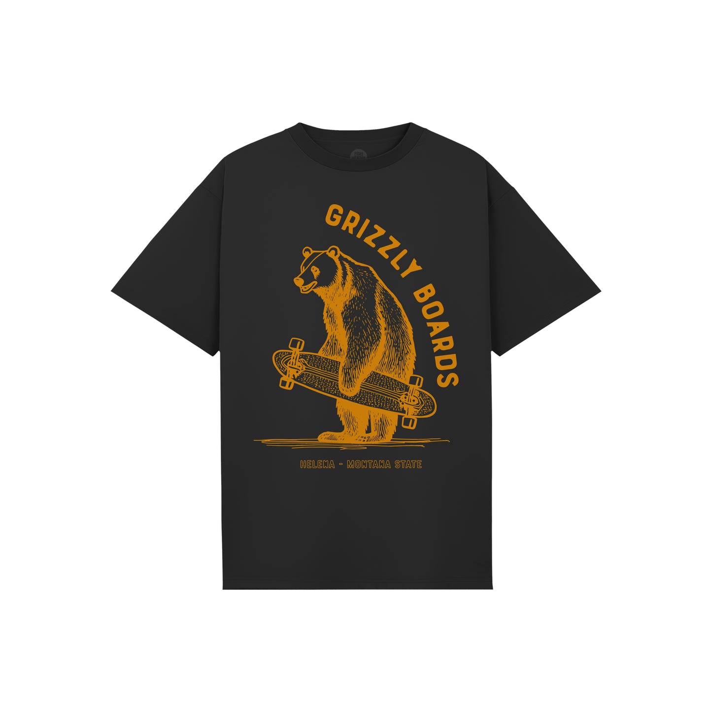 GRIZZLY LONGBOARDS HEAVYWEIGHT T-SHIRT