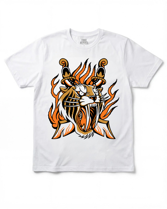 Tiger Sword White T-Shirt