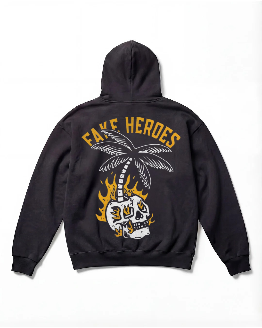 Flaming Skull Hoody