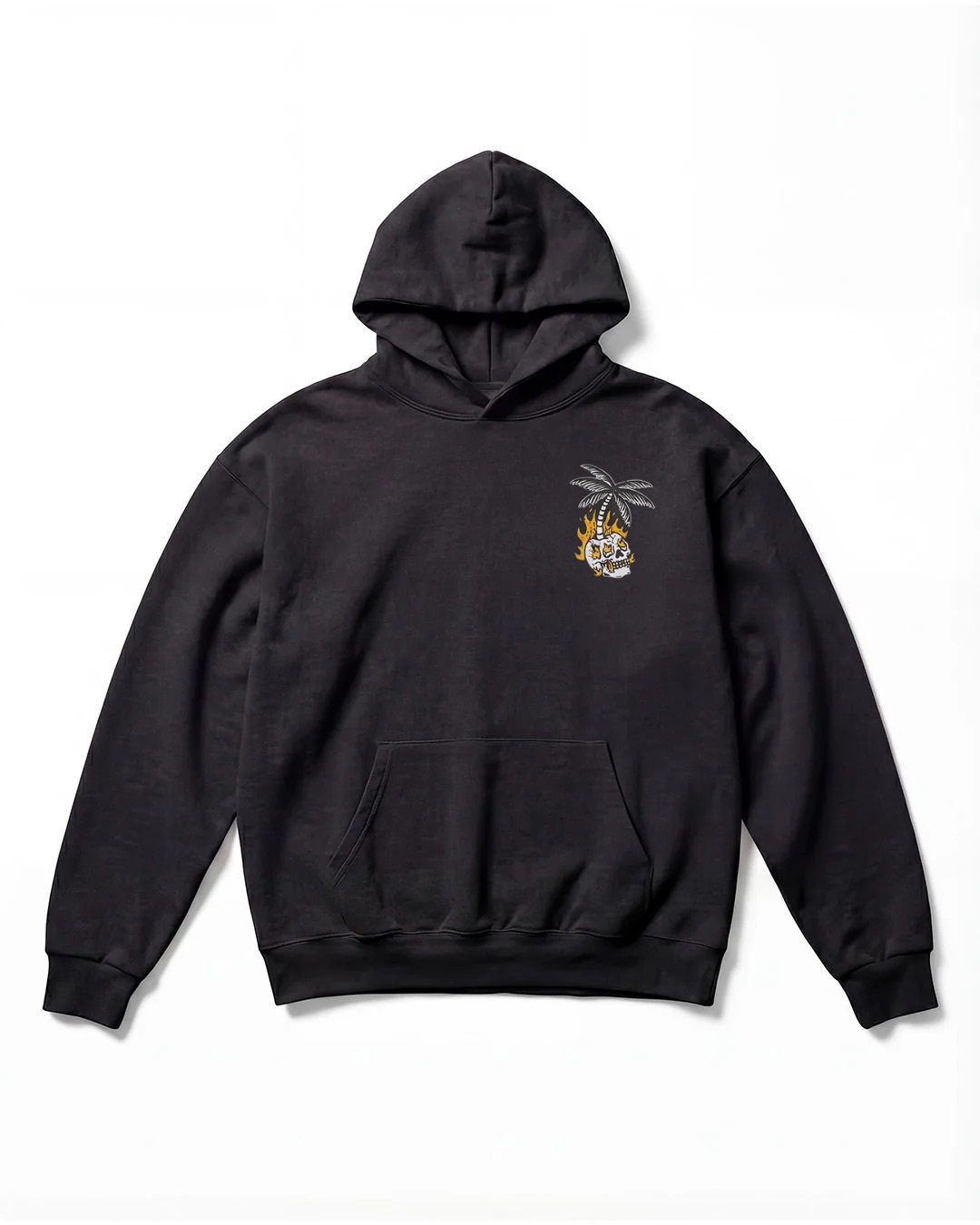 Flaming Skull Hoody