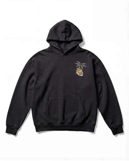 Flaming Skull Hoody