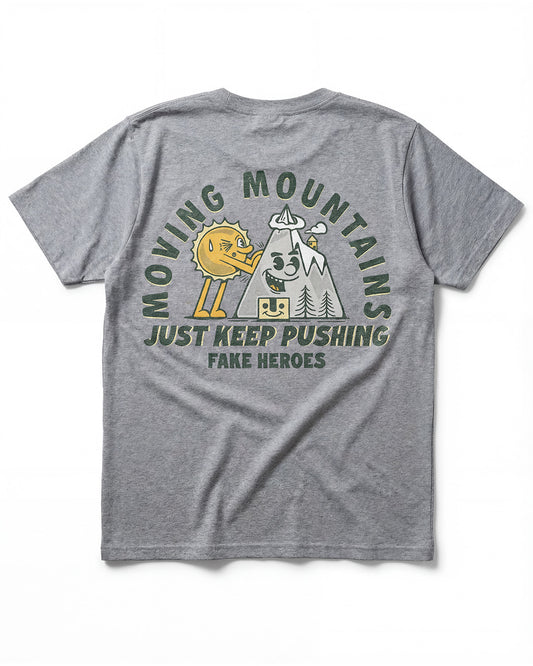 Moving Mountains Grey T-Shirt