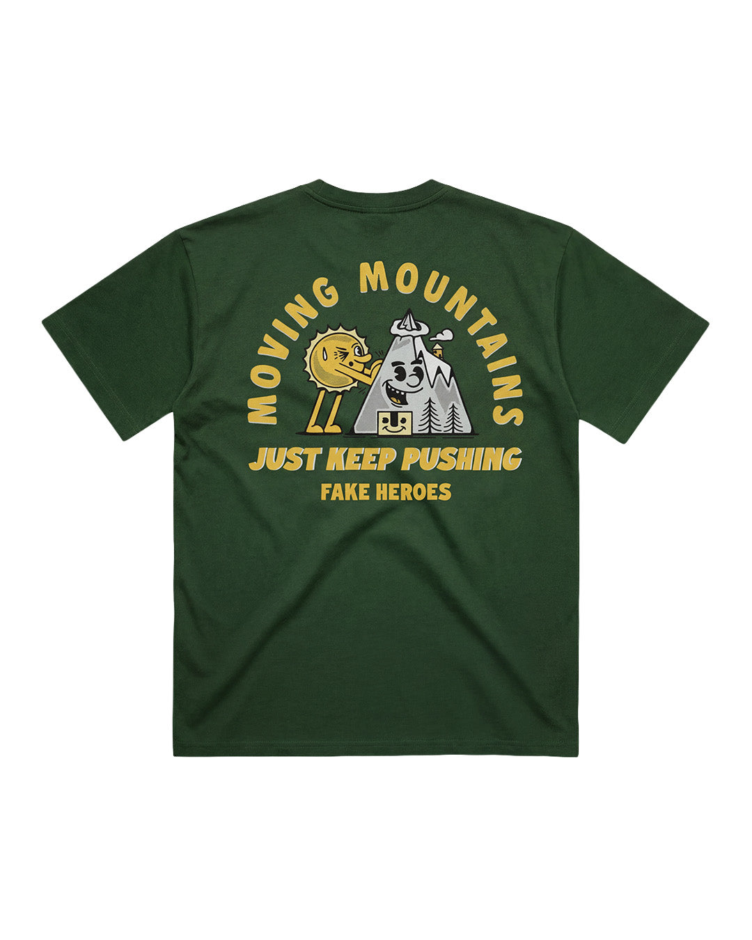 Moving Mountains Oversized T-Shirt in Green