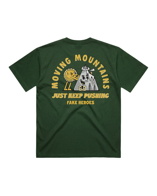 Moving Mountains Oversized T-Shirt in Green
