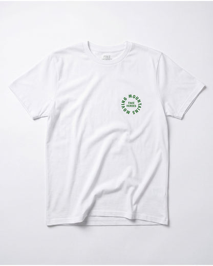 Moving Mountains White T-Shirt
