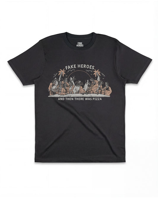 Pizza Partyyy (Black / Front Print)