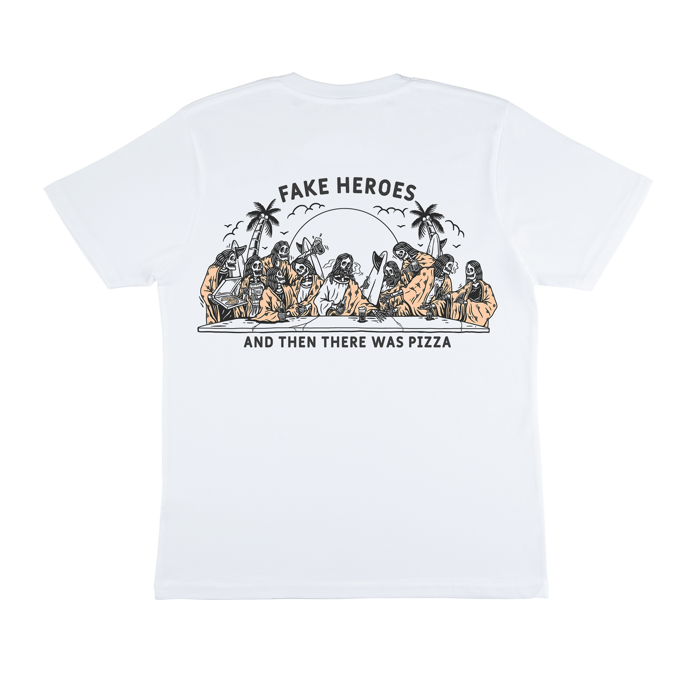 Pizza Partyyy (White / Back Print)