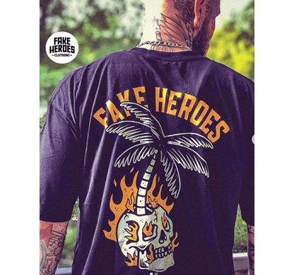 Flaming Skull (Back Print)