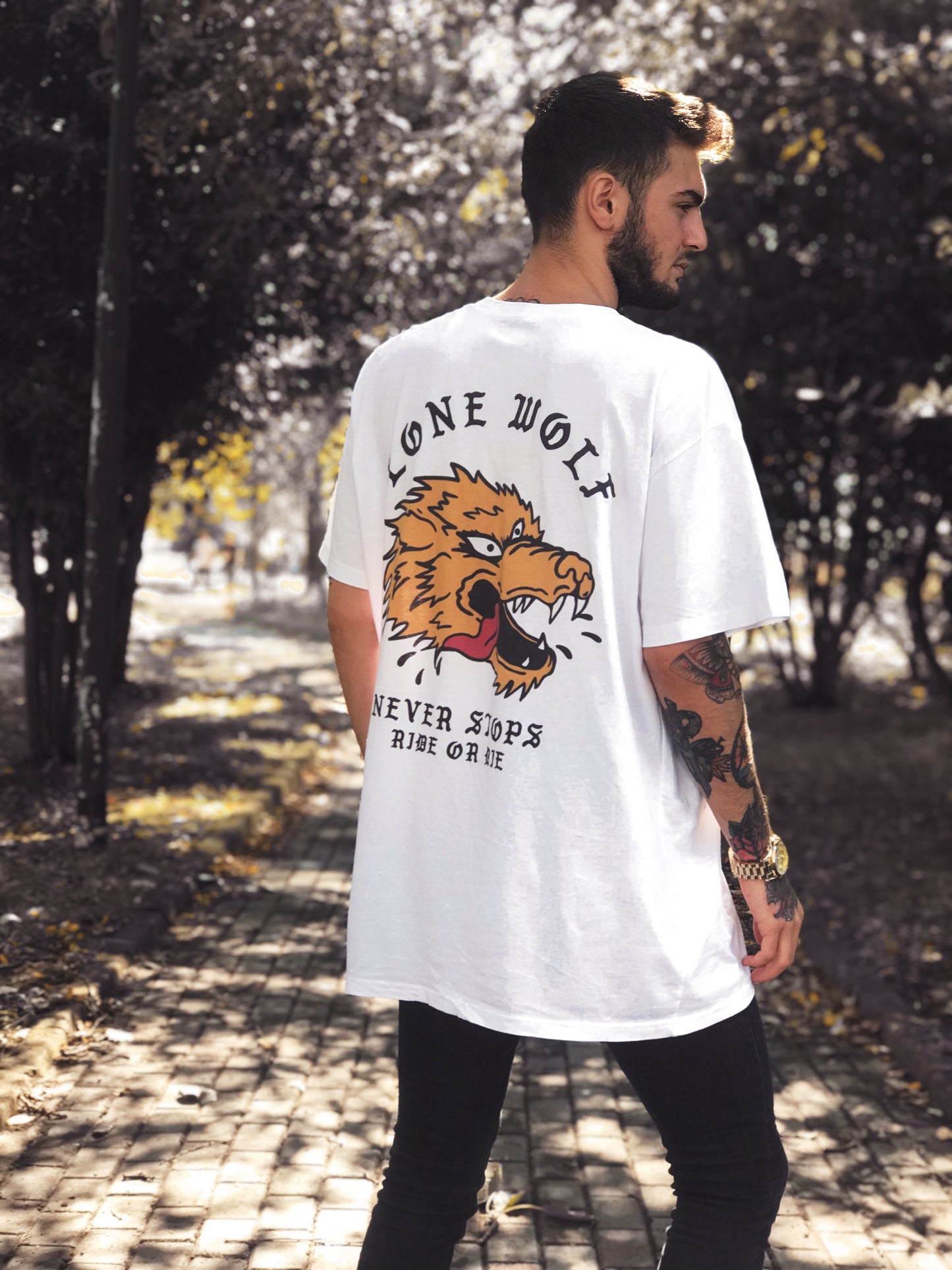 Lone Wolf Back Print