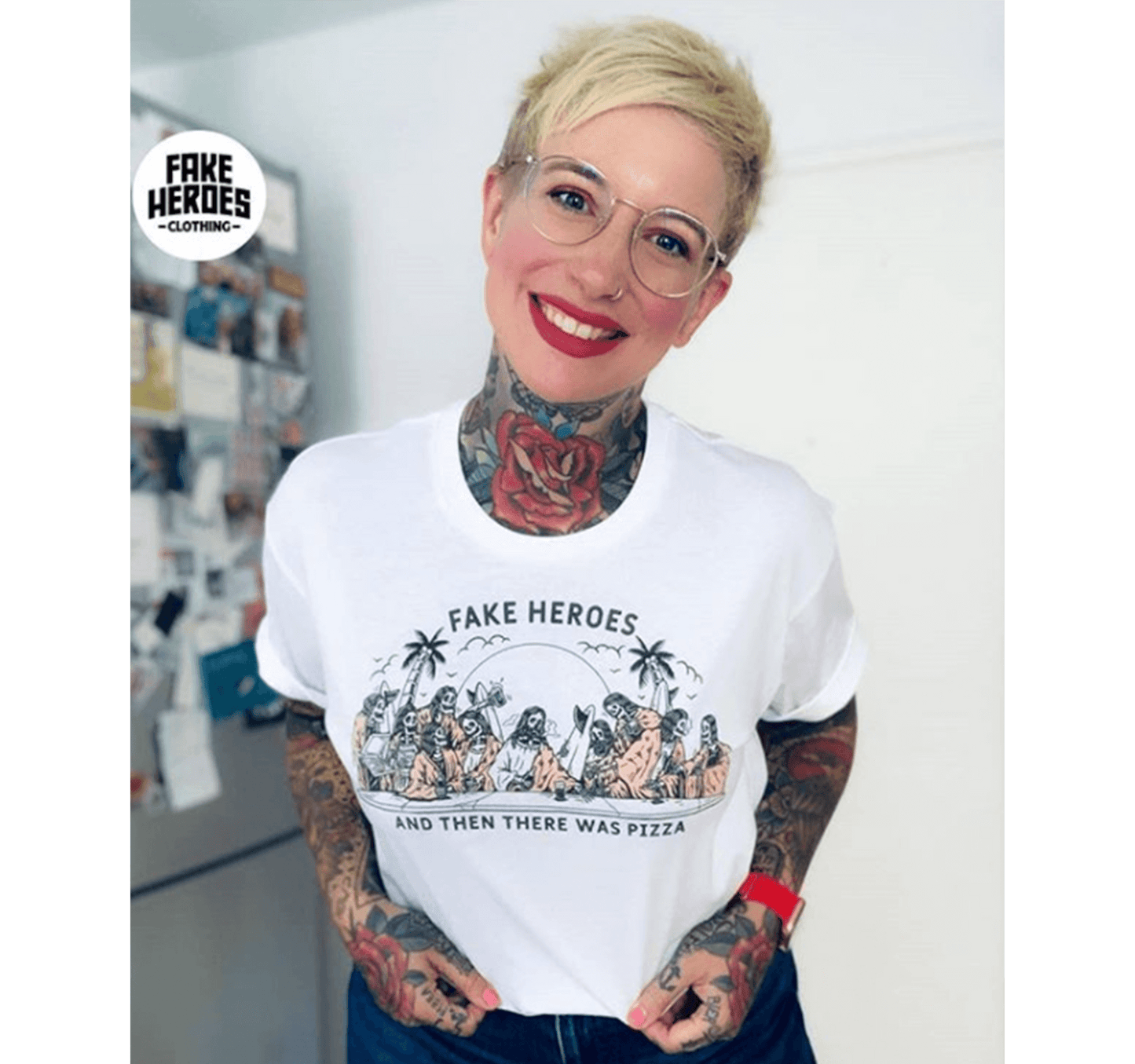 Pizza Partyyy (White / Front Print)
