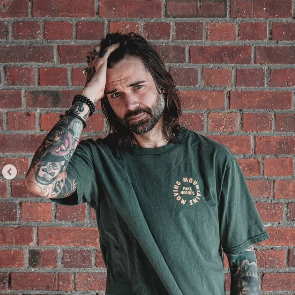 Moving Mountains Oversized T-Shirt in Green