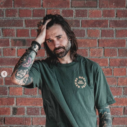 Moving Mountains Oversized T-Shirt in Green